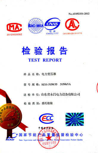 扬州电力变压器检测报告